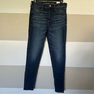 American Eagle Women’s Hi-Rise Jeans - Dark Wash - Size 8 Long/29 W